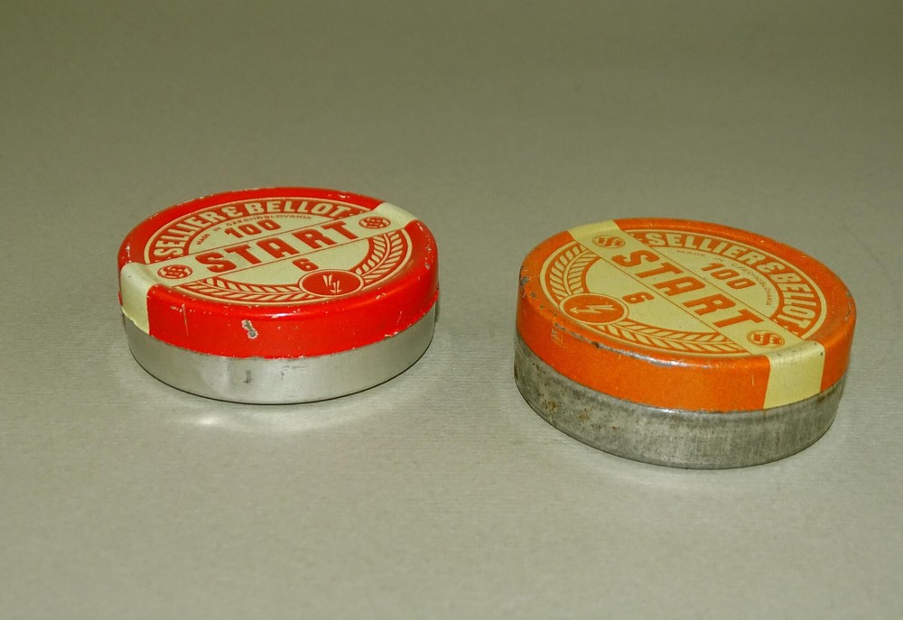 2 Vintage Sellier & Bellot Empty Tin Box