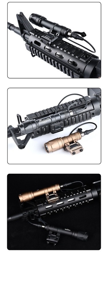 WADSN Tactical M300/M600 Flashlight ModButton Switch With Mount For Scout light