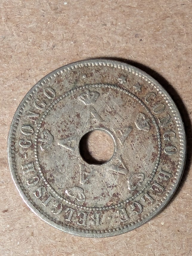 1911 Belgian Congo 20 Centimes