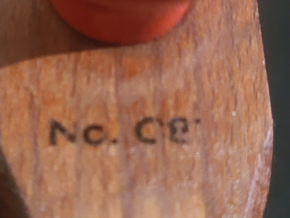 Vintage Hyde Long Handled Scraper #C81 Wood Handle
