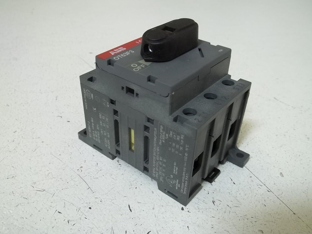 ABB OT63F3 DISCONNECTOR SWITCH, 3, 750, 63A