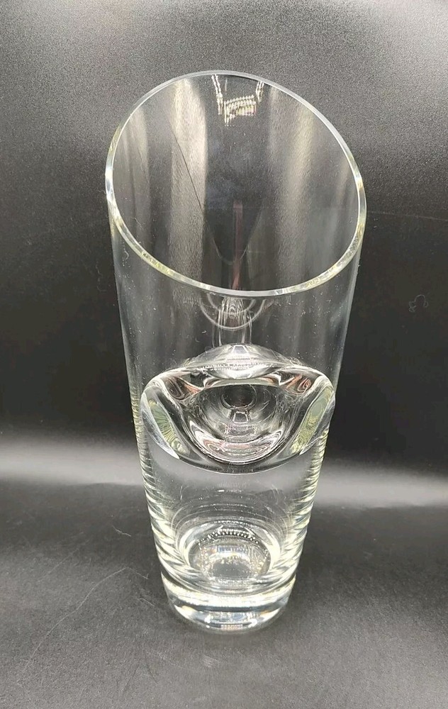 Rosenthal Modern Clear Art Glass Pitcher Signed