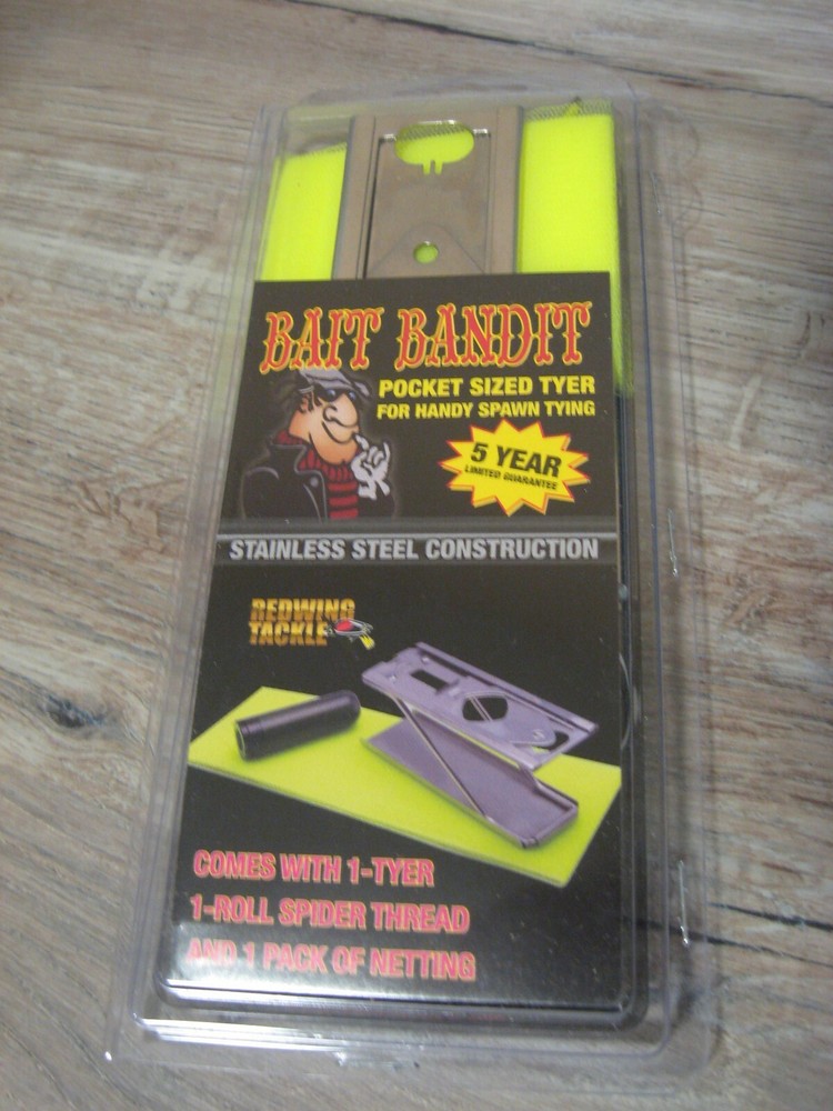 Redwing Tackle Bait Bandit Spawn Egg Sac Net Tying Machine With Thread & Netting