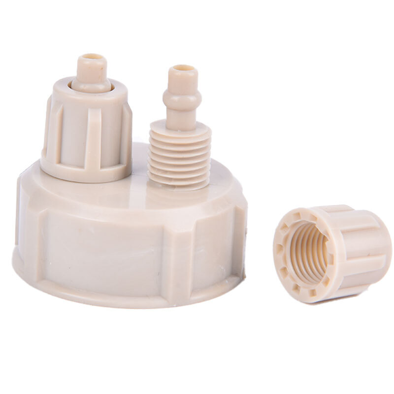 2Pcs Aquarium DIY CO2 System Kit Generator Bottle Cap Quick Screw Cap & ZP