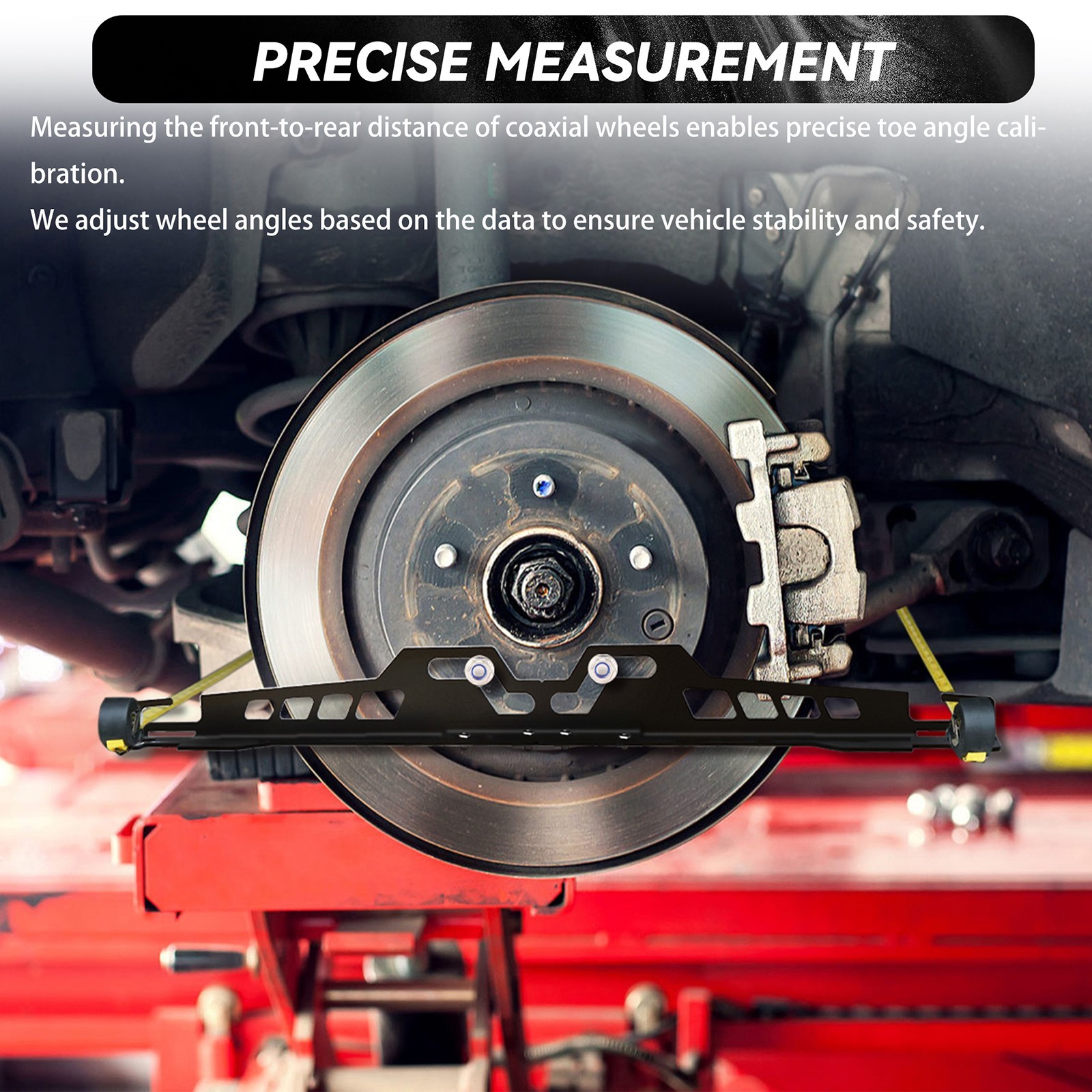 2 Pcs Wheel Toe Alignment Tool Plate Automotive Wheel Alignment Accurate