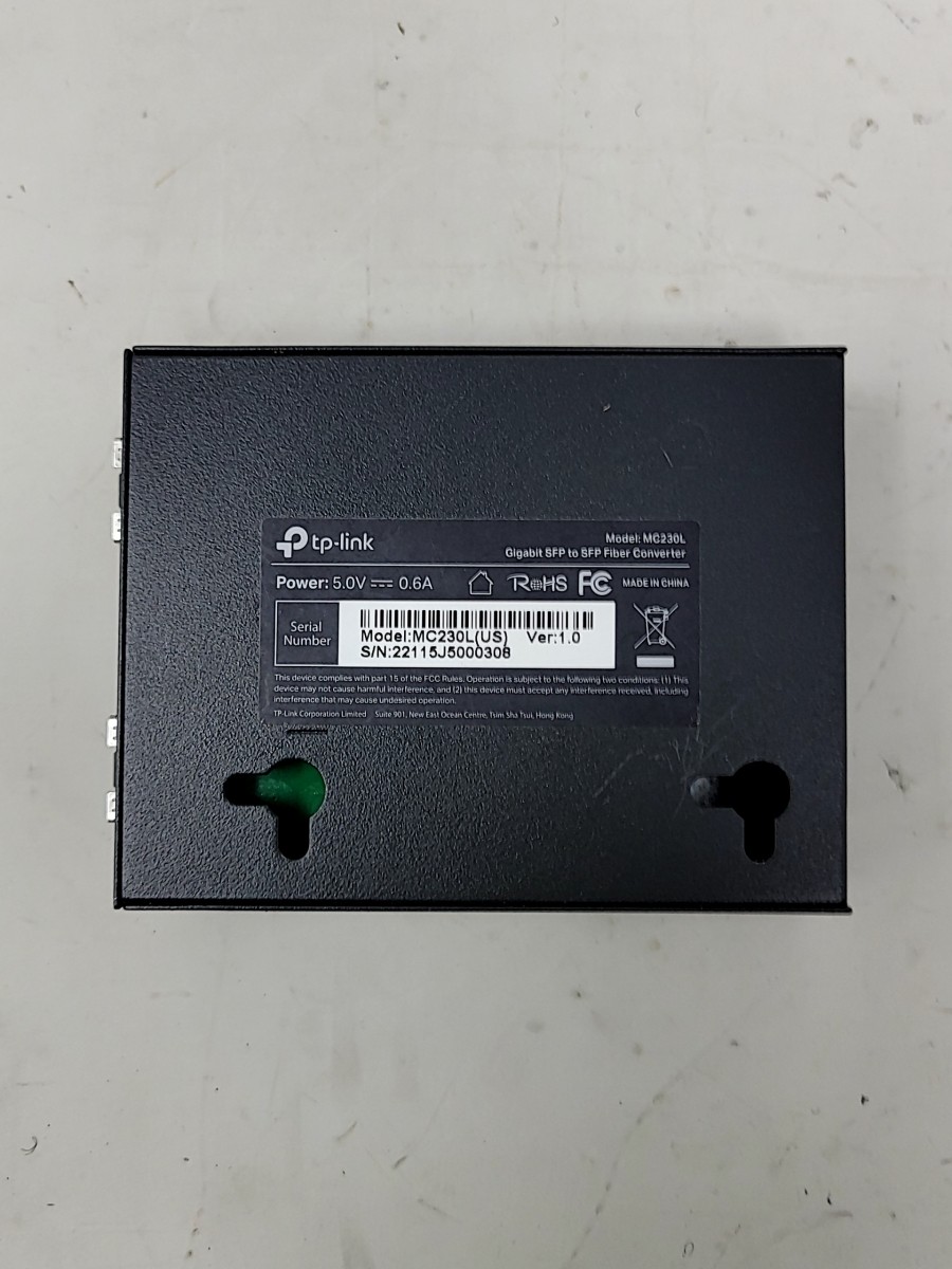 TPLINK mc230l Gigabit SFP-to-SFP Fiber Converter SEE NOTES