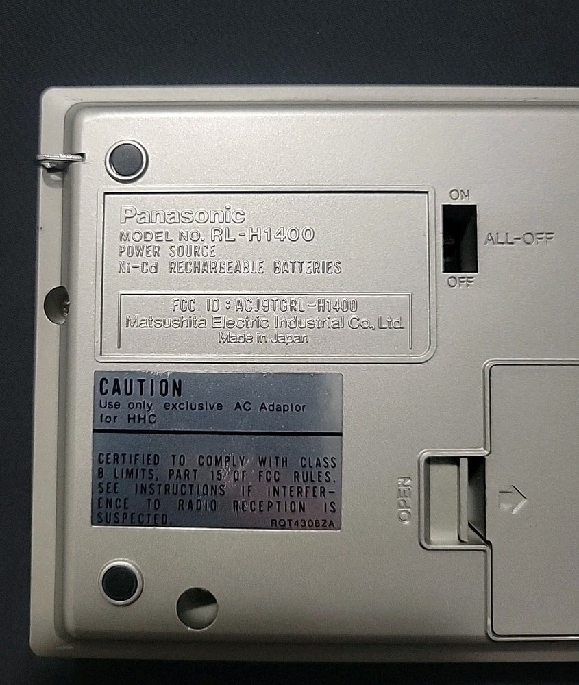 Panasonic HHC RL-H1400 Handheld Computer With Modules Printer Tested Working