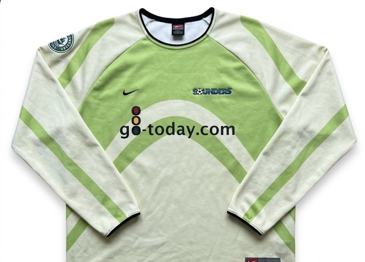 Vintage Nike Seattle Sounders Jersey USL Soccer Adult Men Large Fast Ship Green