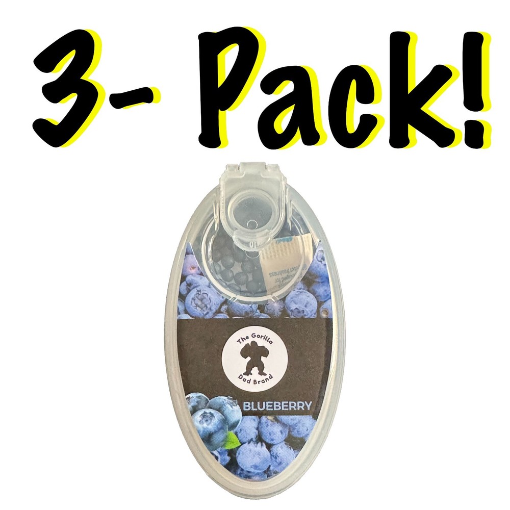 300 count Blue Berry burst beads (3 - Pack)