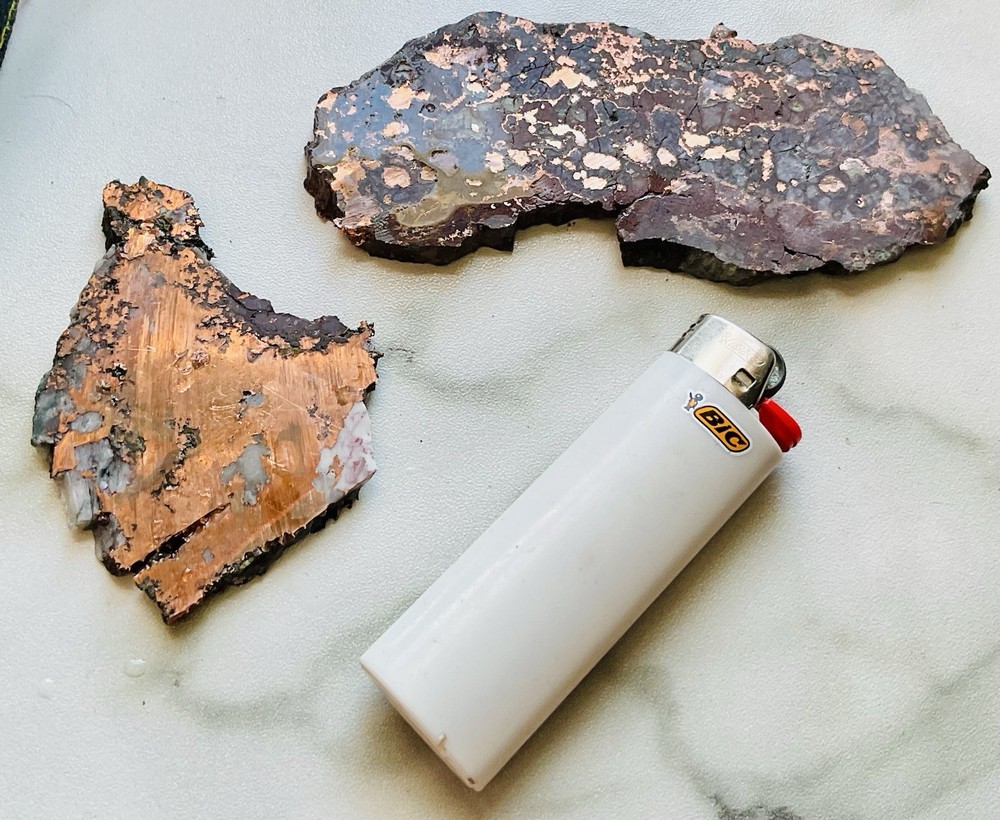 Two Copper Ore Specimen
