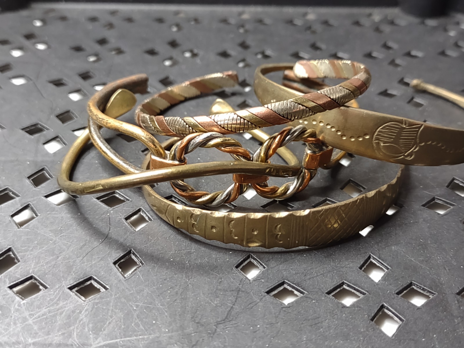 Lot Of Old Cuff Bracelets Bracelet Lot HMLAC