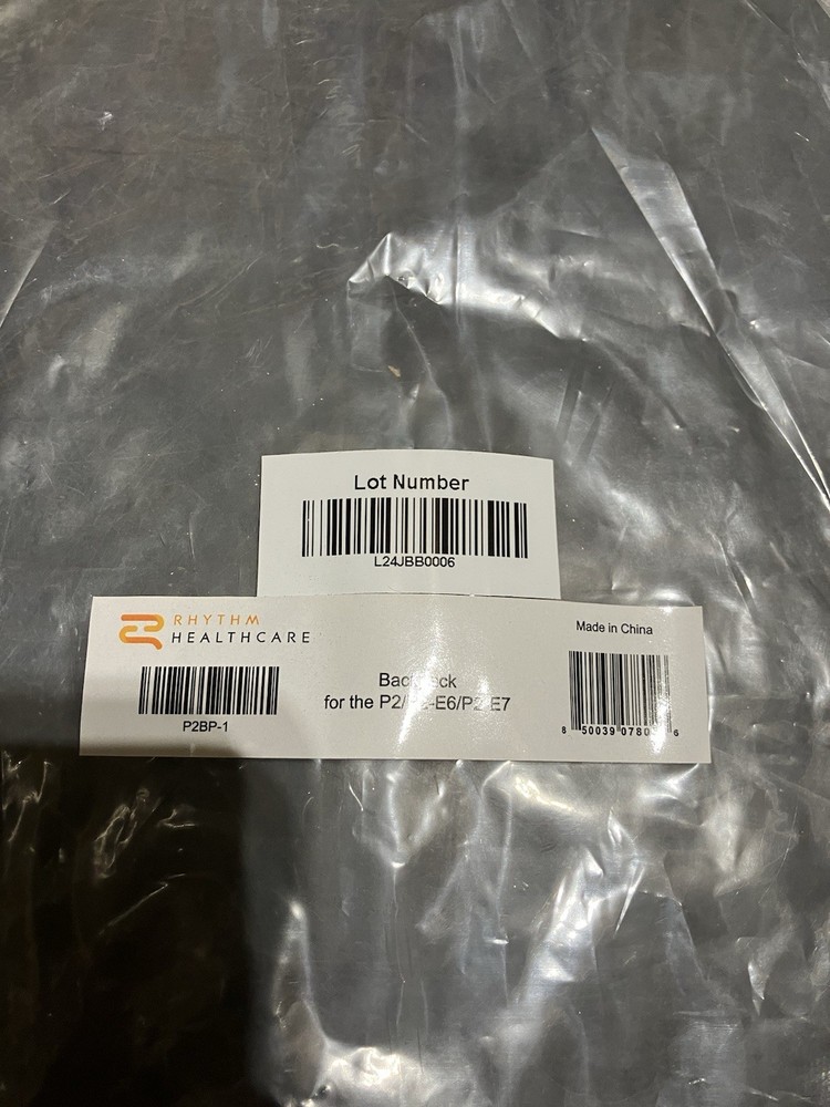 P2BP-1 Rhythm Healthcare Backpack for the P2 , P2-E6 , P2-E7
