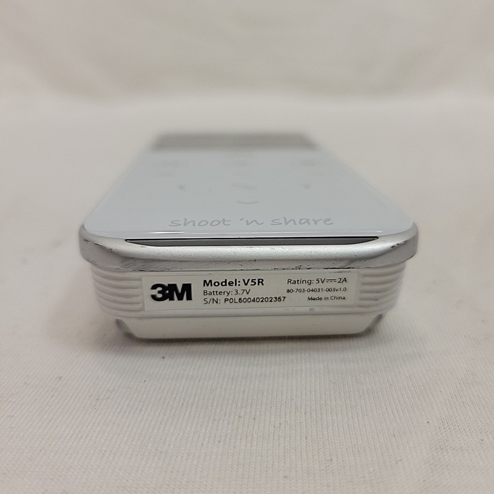 3M Cp40 V5R Shoot n' Share Camcorder & Projector Untested As Is