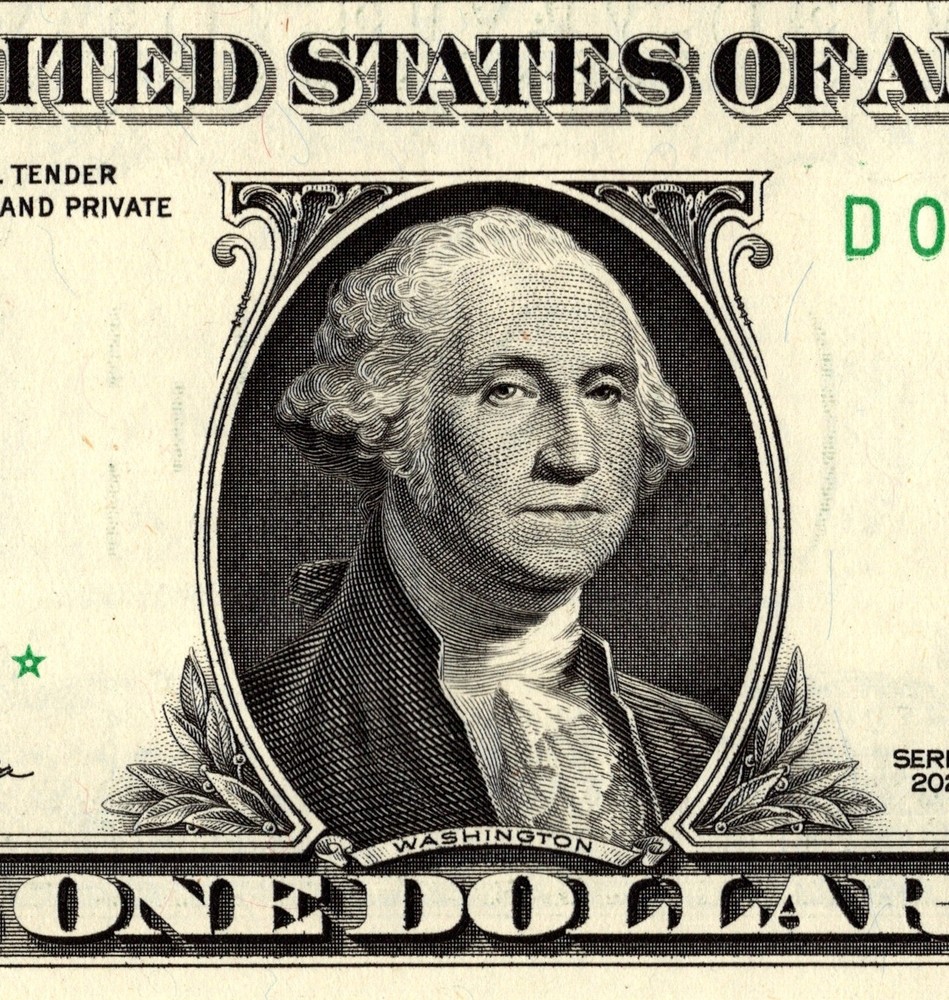 2021 D Star Note One Dollar Bill Regular Run Pack Note D08561091*