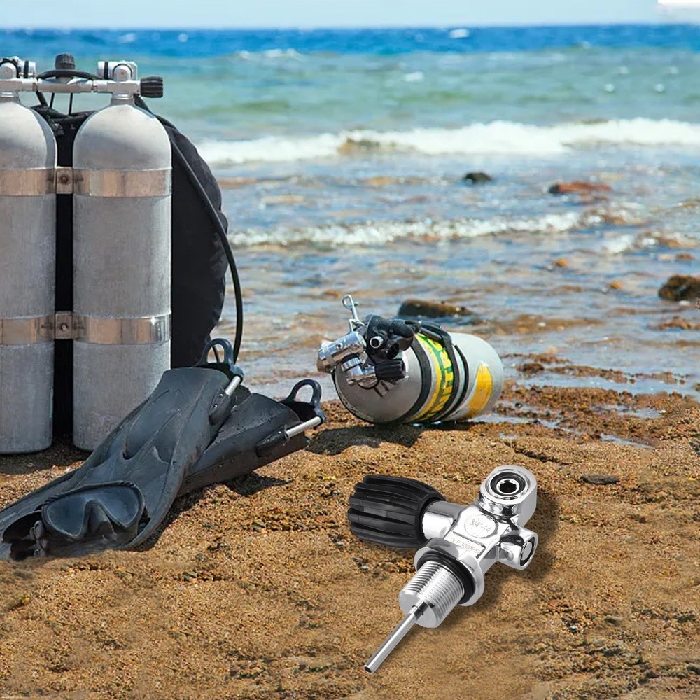Tank Cylinder Diving Valve Study Compact Easy Installation Lightweight