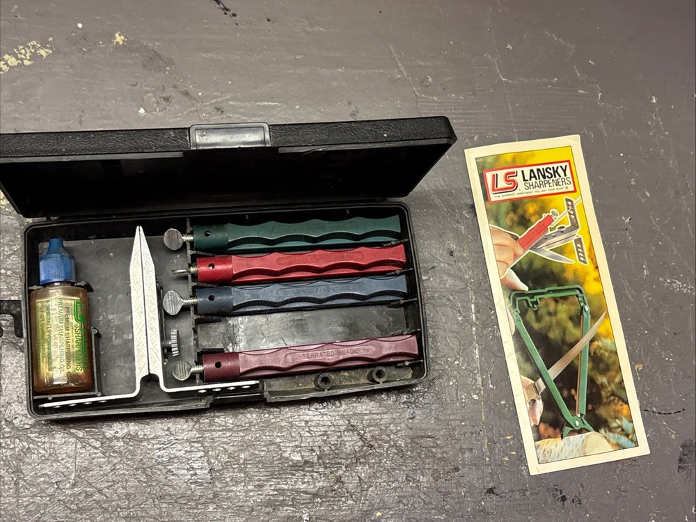 Lansky Deluxe Controlled - Angle Knife Sharpening System Missing Stone