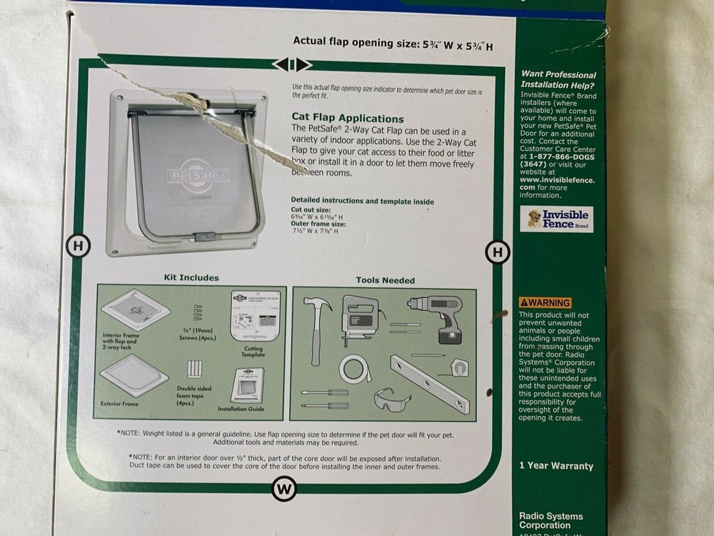 PetSafe Small 2-Way Locking Cat Door