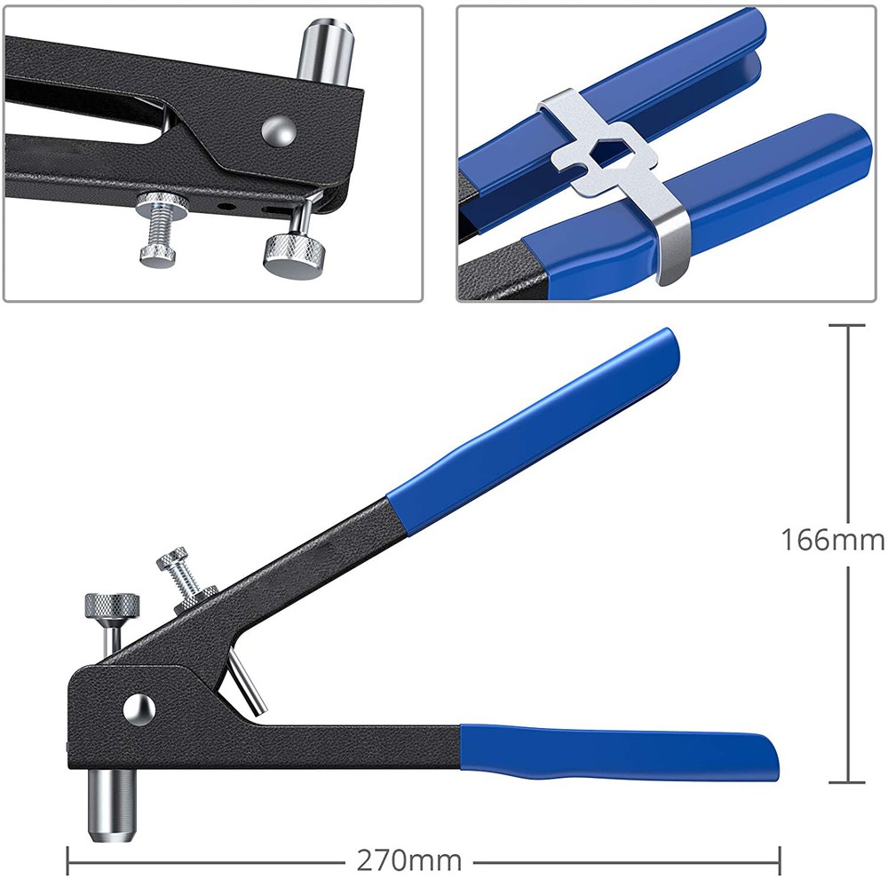 220/1000/1450 Nuts Rivet Gun Kit Rivnut Thread Setting Tool Nut Setter NutSert