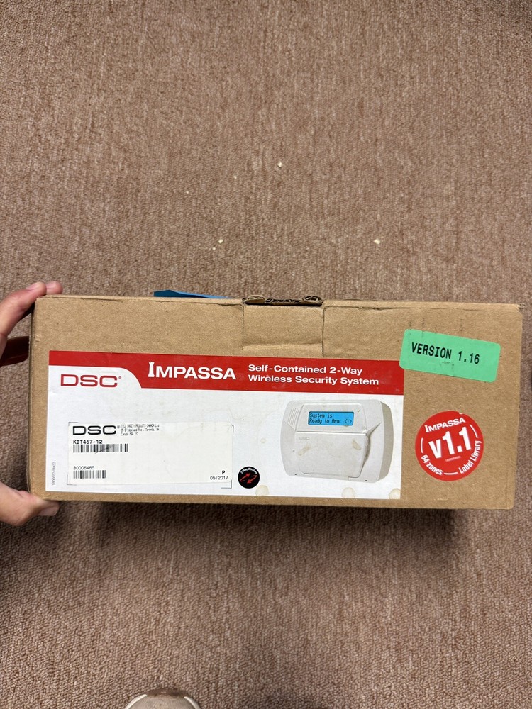 DSC KIT457-12 Impassa 2-Way Self Contained Wireless Security System