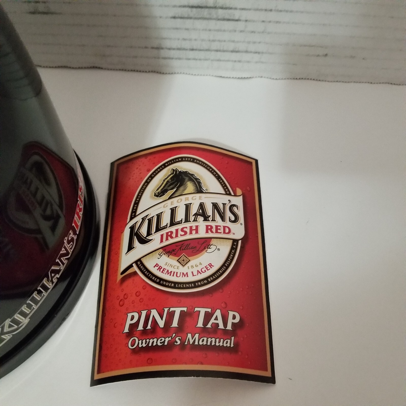 BrewTender Tabletop Beer & Beverage Dispenser Killians Irish Red Tap Keg Lighted