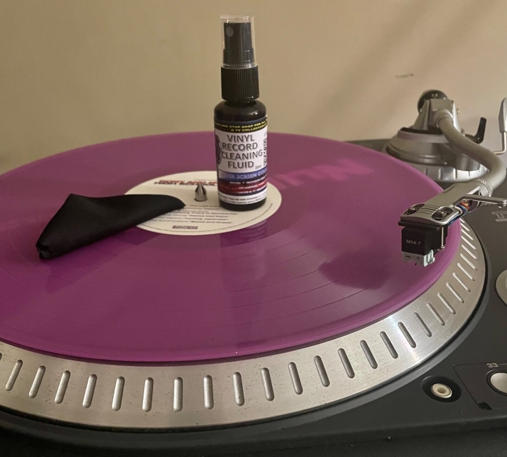 Vinyl Record Cleaning Solution Made in Oz plus Microfibre Cloths Free Post