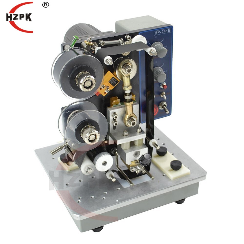 110V/220V HP-241B Electric Ribbon Coding Machine Expiry Stamp Batch Number Coder
