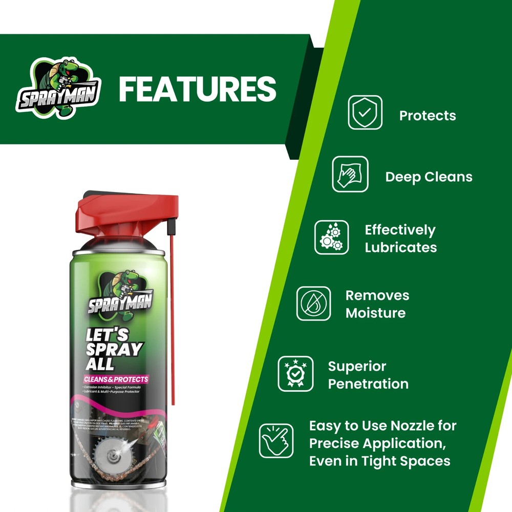 Sprayman Let's Spray All - Multipurpose Spray, 11 fl oz 2 Pack