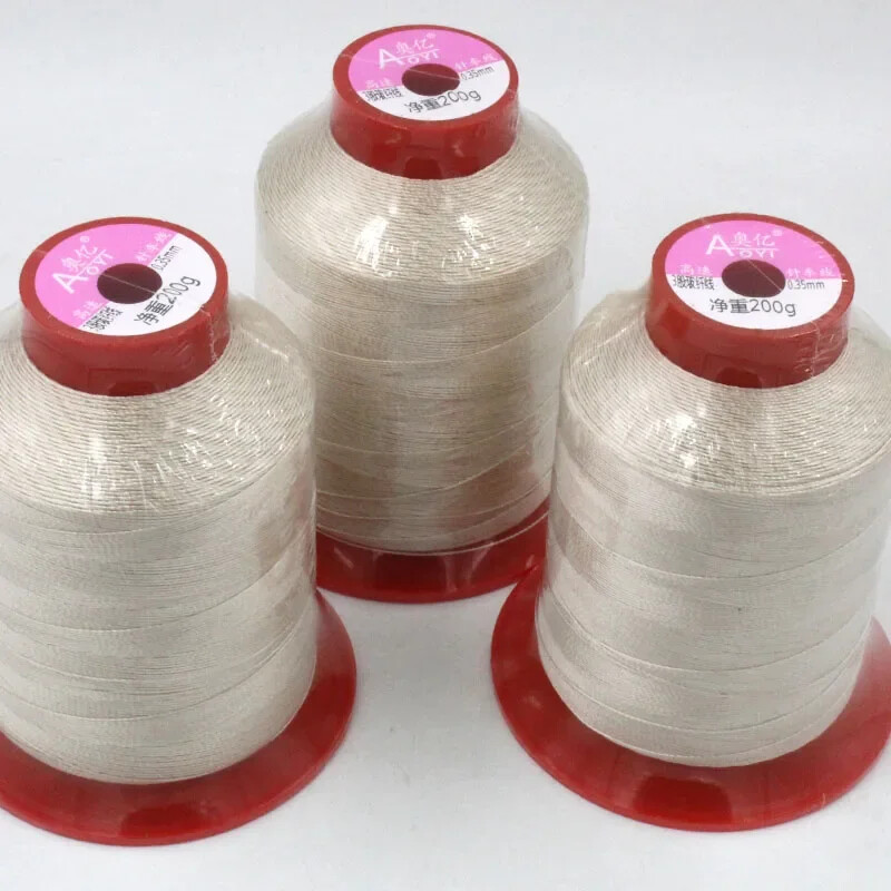 High Temperature Corrosion Resistant Fireproof glass Thread 0.35mm Upholstery