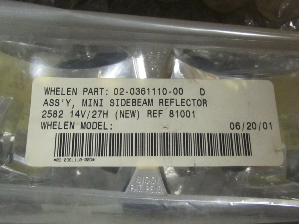 Whelen 02-0361110-04D mini sidebeam