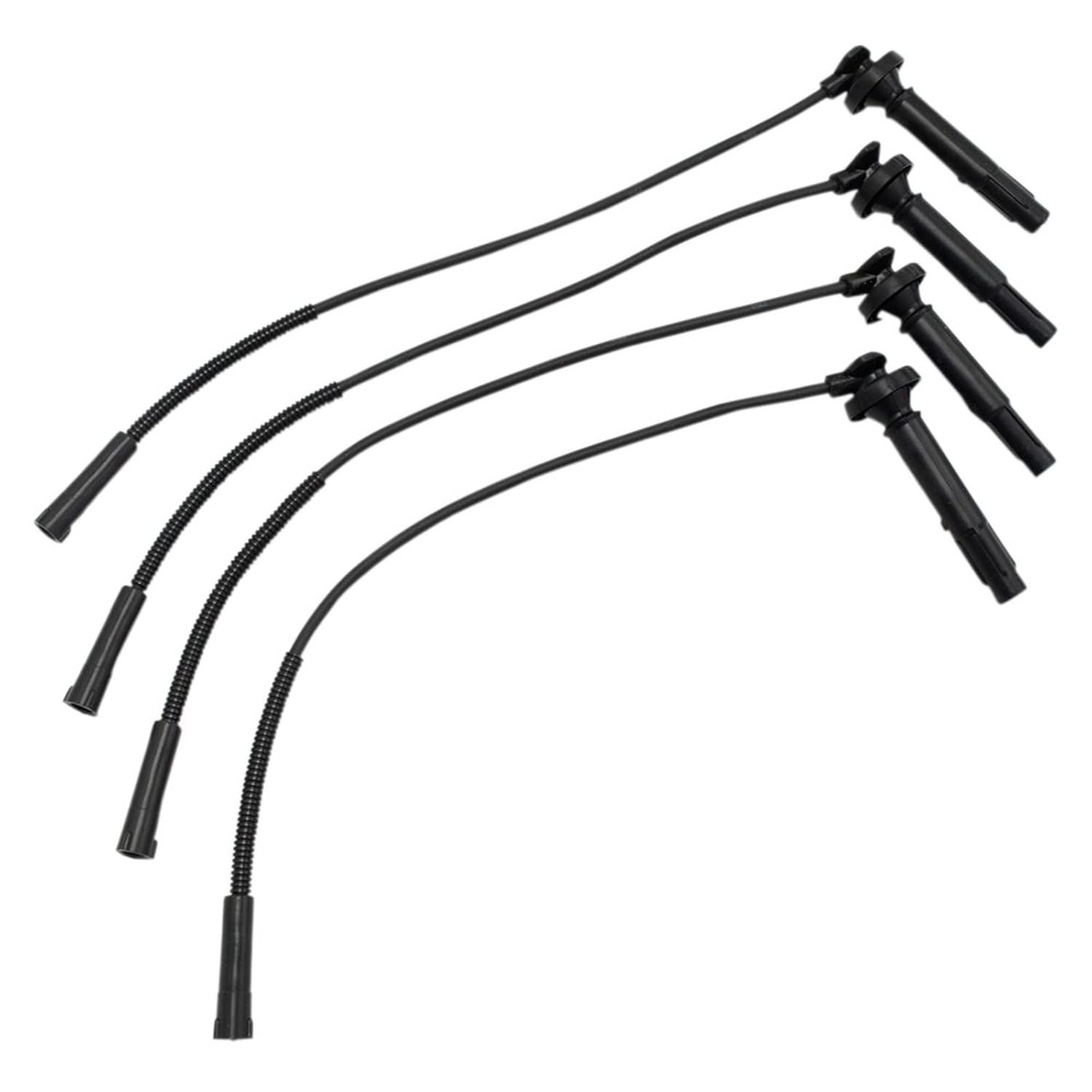 TRQ Ignition Kit Coil Spark Plugs Wire Set Compatible with...