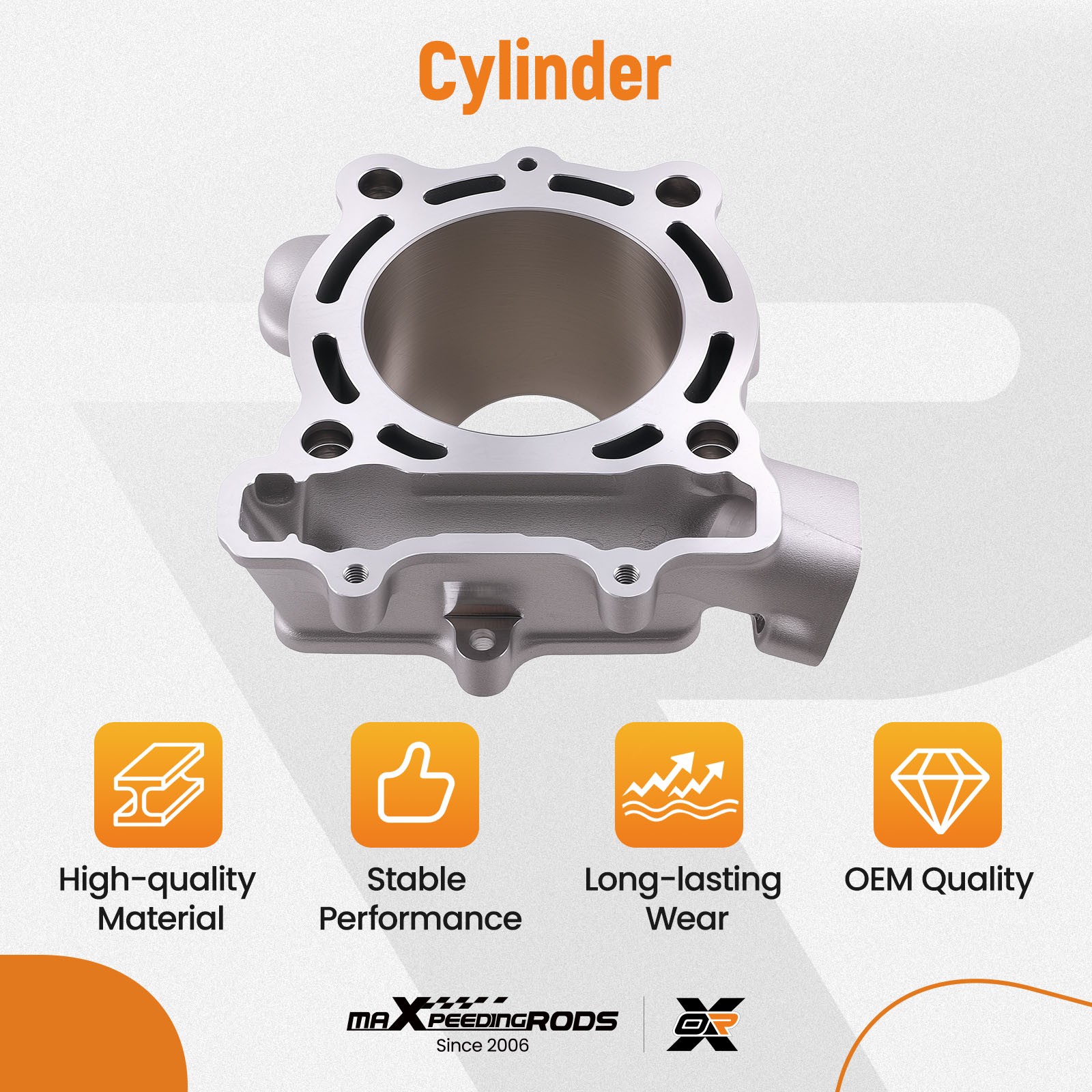 Cylinder Jug Barrel 77mm For Kawasaki KX250F KX 250F 2009-2019 11005-0110