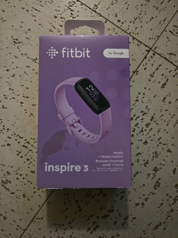 Fitbit Inspire 3 Activity Tracker Lilac Bliss With Box