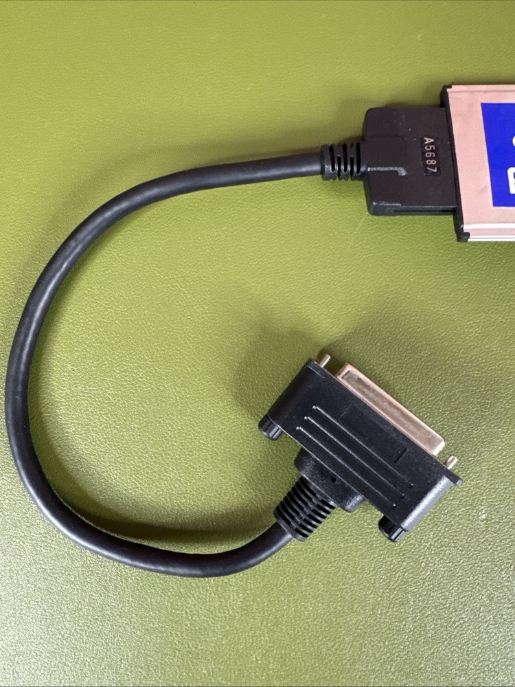 Quickcd PC Card Atapi Adapter w/ H-45 Quick PCMCIA Card & Cable Untested