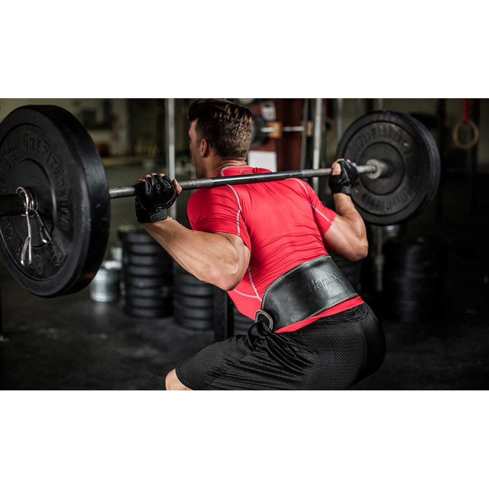 Harbinger 6" Padded Leather Weight Lifting Belt