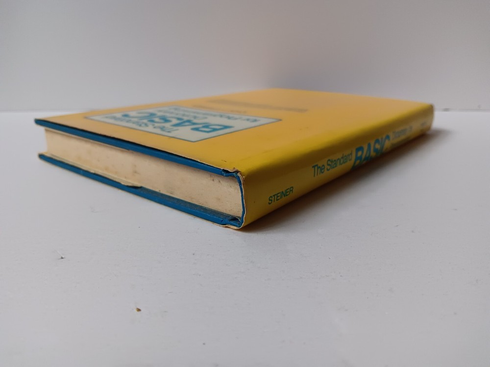 The Standard Basic Dictionary For Programming Hardcover W/DJ John P Steiner