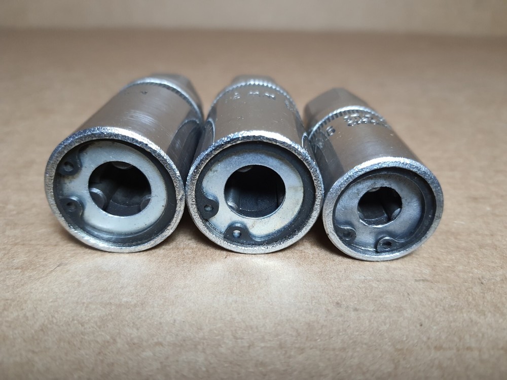 Socket Stud Extractors Set of 3 (5/16, 10mm, & 12mm)