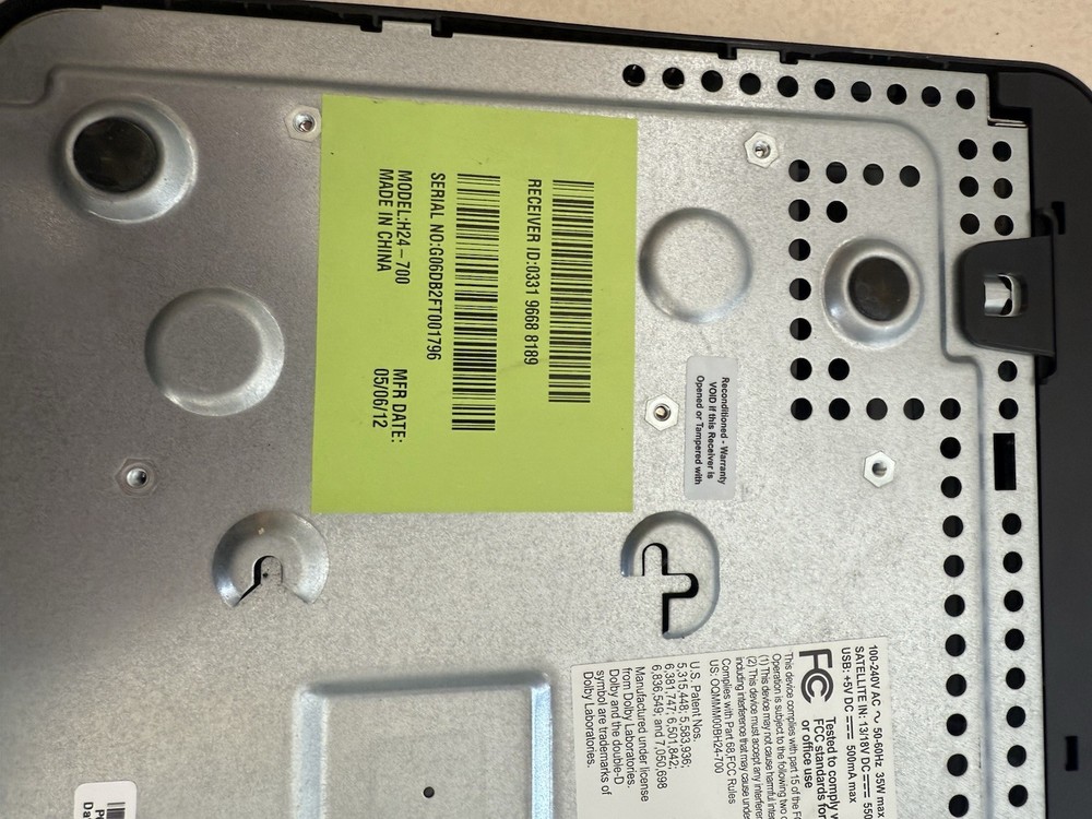 Direct TV H24-700 Satellite Receiver