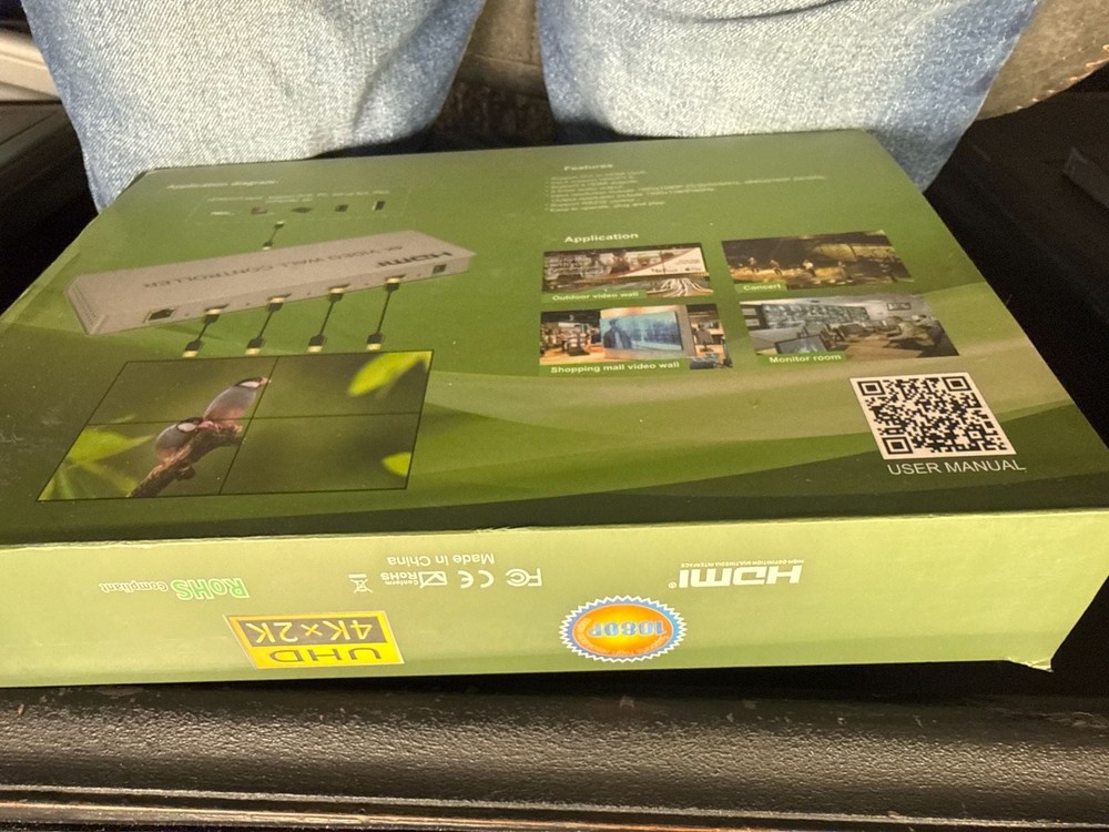 4K 2x2 HDMI Video Wall Controller TV Wall Processor (Model HDVW2X2)