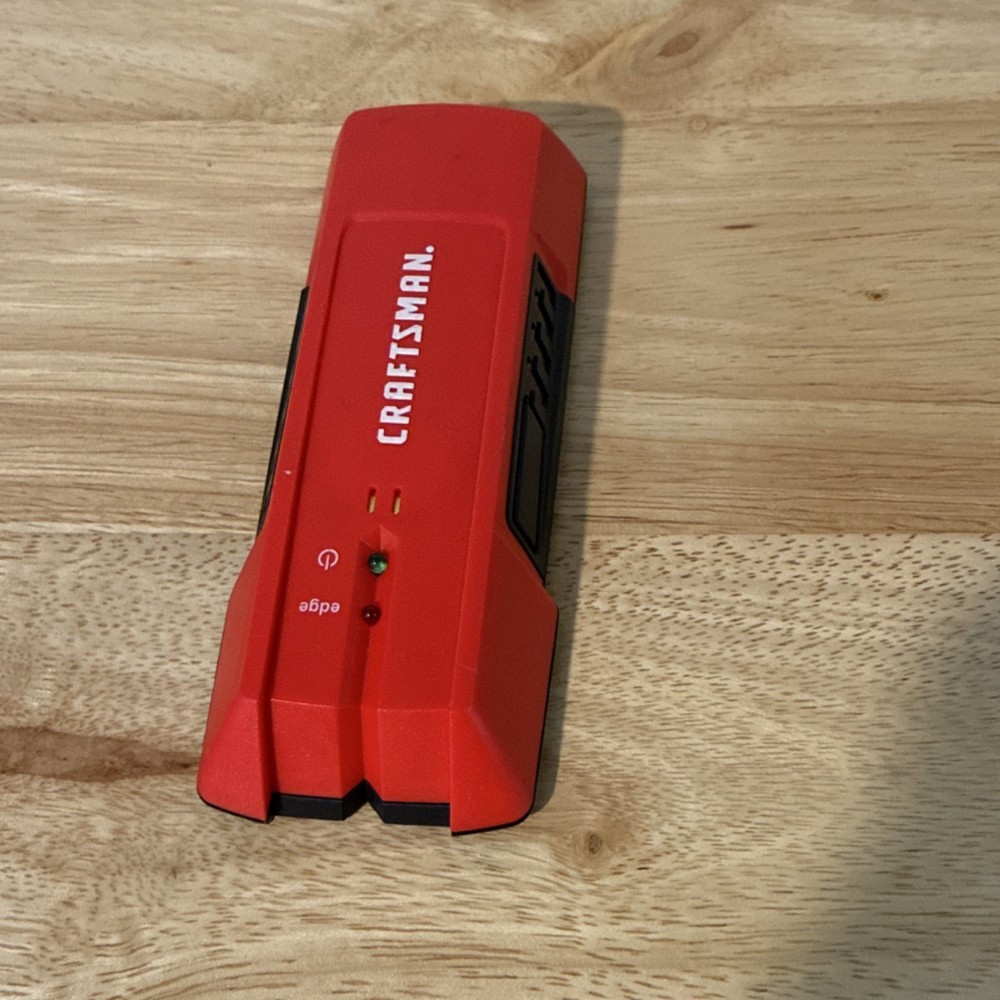 Craftsman Stud Finder Plastic Red Black Edge Sensor with LED Indicator