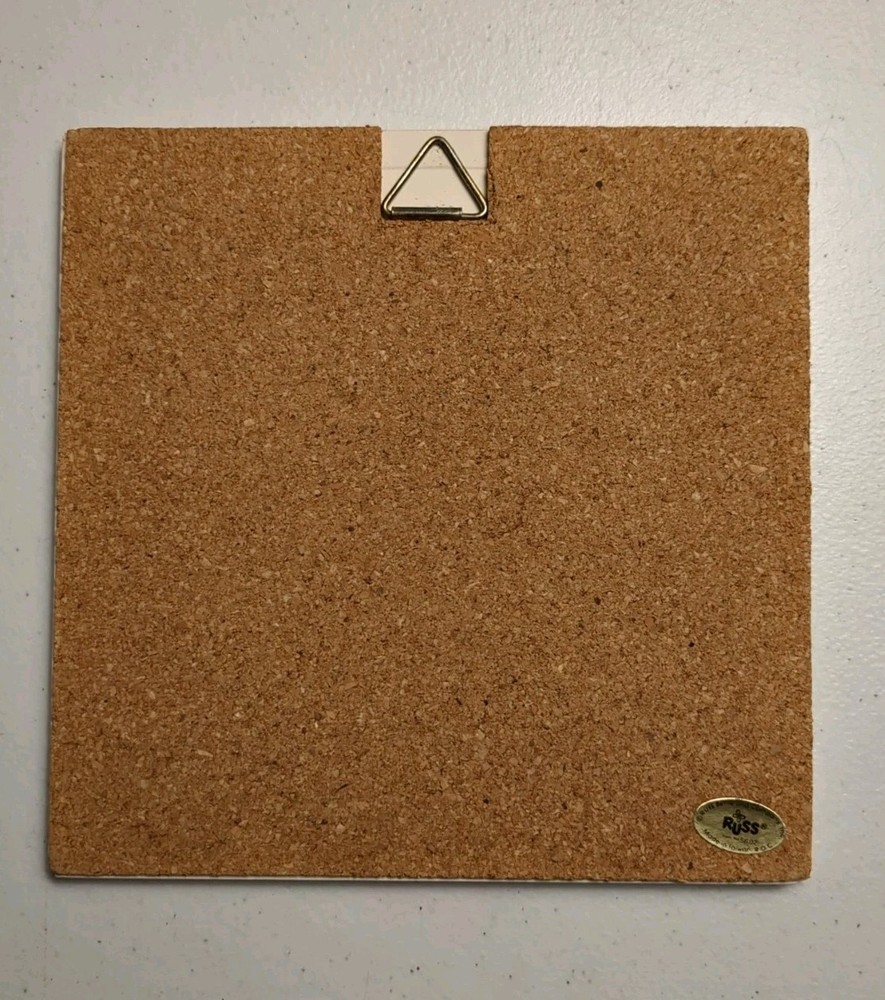 An Irish Blessing Ceramic Tile 6" Square RUSS Cork Backing