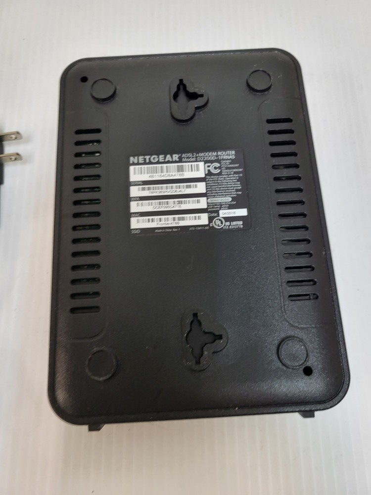 Frontier Netgear Wireless ADSL Modem Router D2200D