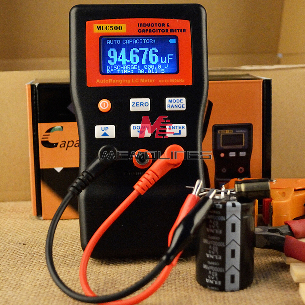 MLC500 Auto Range Capacitance Inductance Meter Digital Capacitance Tester new