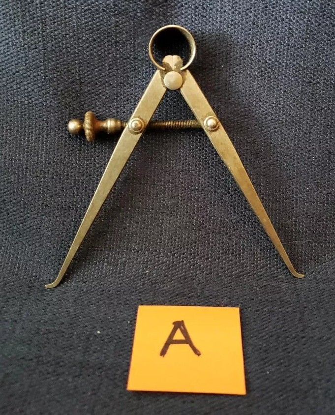 L.S. Starrett Yankee Spring Type Inside Caliper Flat Leg 4" Size