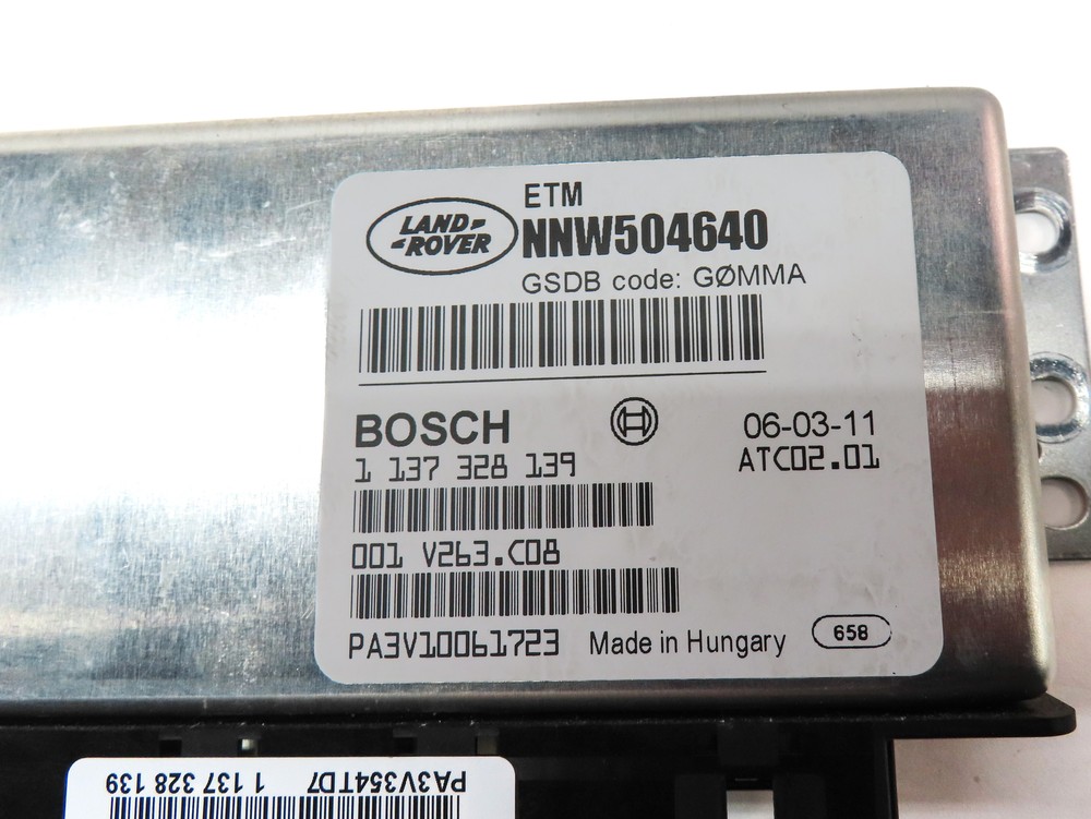 2006 RANGE ROVER SPORT (L320) REAR LOCKING DIFFERENTIAL CONTROL MODULE