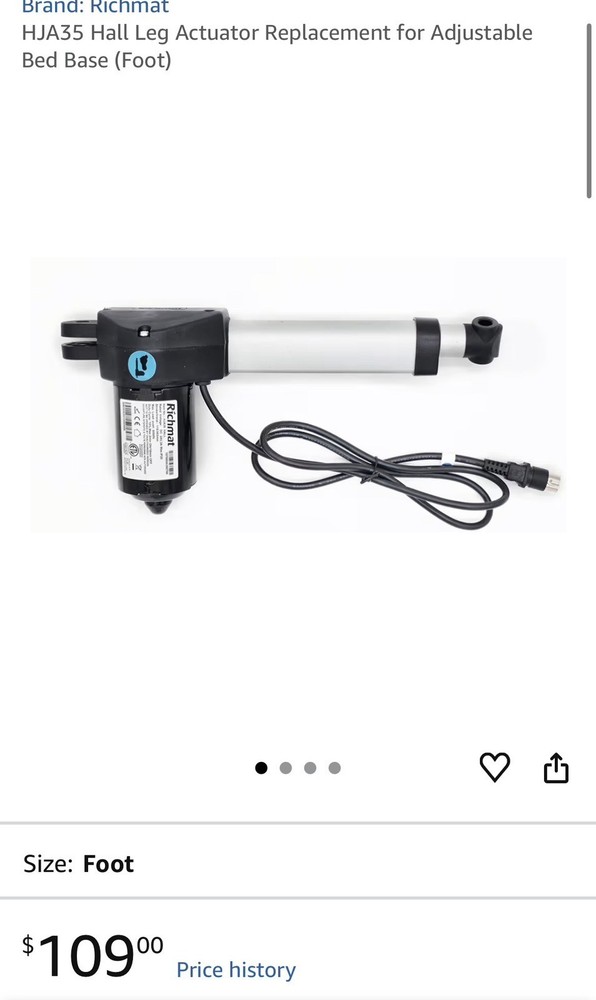 Replacement Parts For Power Adjustable Bed Base