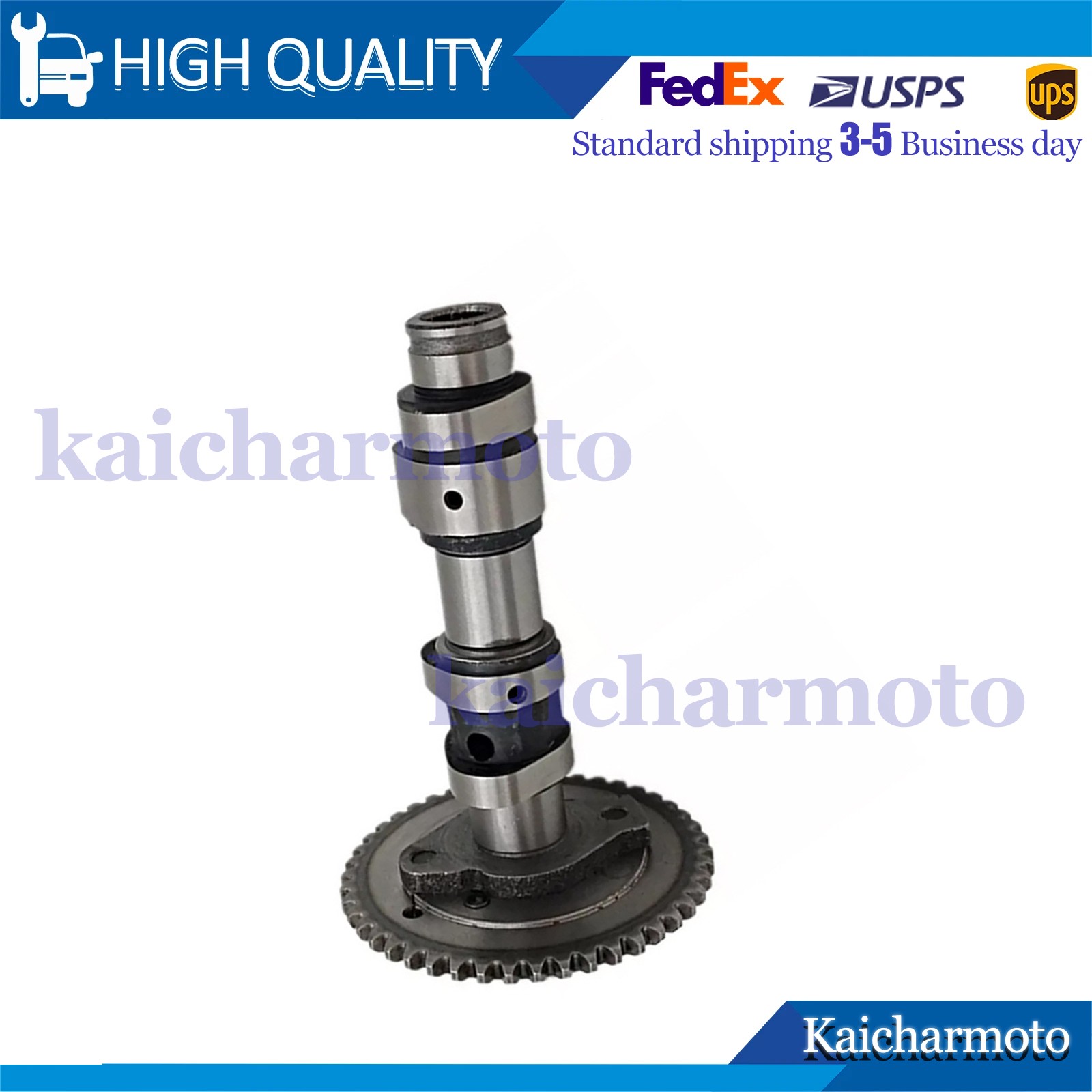 Camshaft w/ Cam Gear Sprocket For Yamaha Rhino Grizzly 660 2004-2007