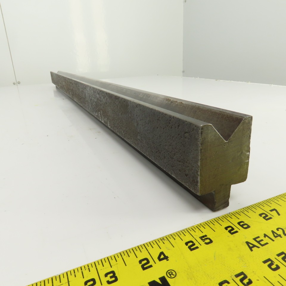 36-3/4" Press Brake Forming 90° V Angle Die Block 1/2" Tang 1-5/8"H 1-1/2" Thic