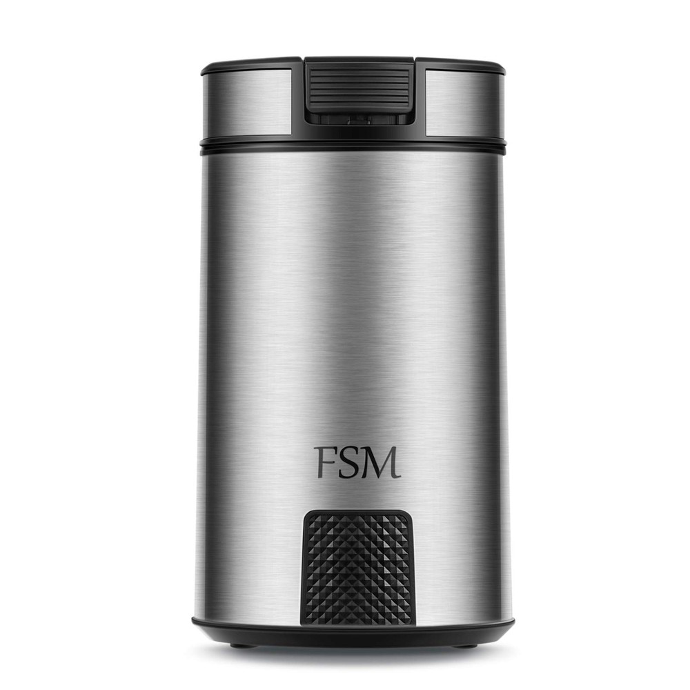 Coffee Grinder and Spice Mill with Safety Lock System – Rustproof Stainless S...