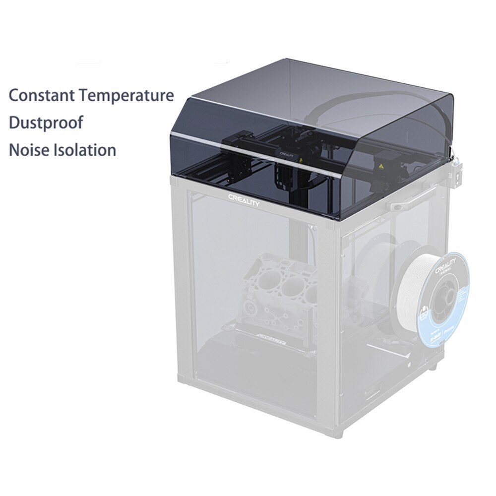 Creality Ender 5 S1 Printer Acrylic Top Cover Constant Temperature Noise Reduce