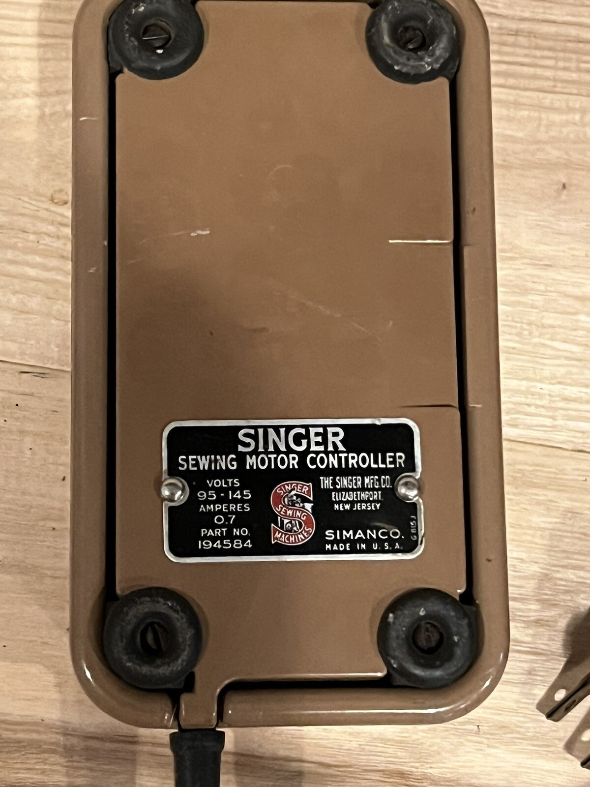 Vintage Heavy Duty Singer 301A Sewing Machine w/ Case & Original Accessories.